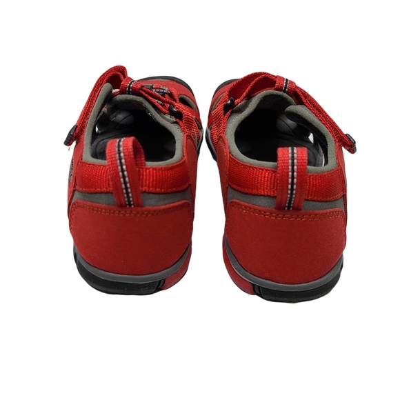 NWOT Big Kids Keen Seacamp II CNX Red Hybrid Water Sandal Racing Red Size 5 - Picture 4 of 8